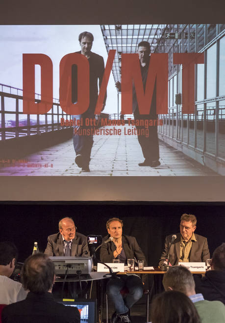 Pressekonferenz 19.11.2015 | Hans-Georg Küppers, Daniel Ott, Manos Tsangaris